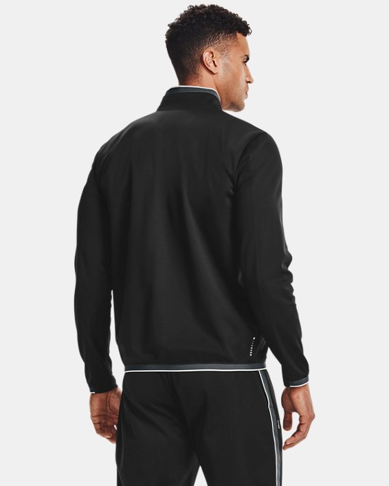Men's UA RUSH™ Knit Track Jacket, Black, pdpMainDesktop image number 1